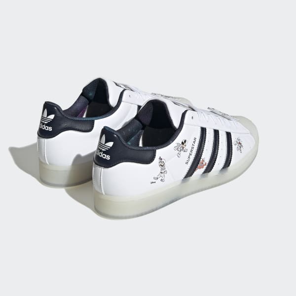 Disney x Adidas Superstar White Navy Blue Sneaker