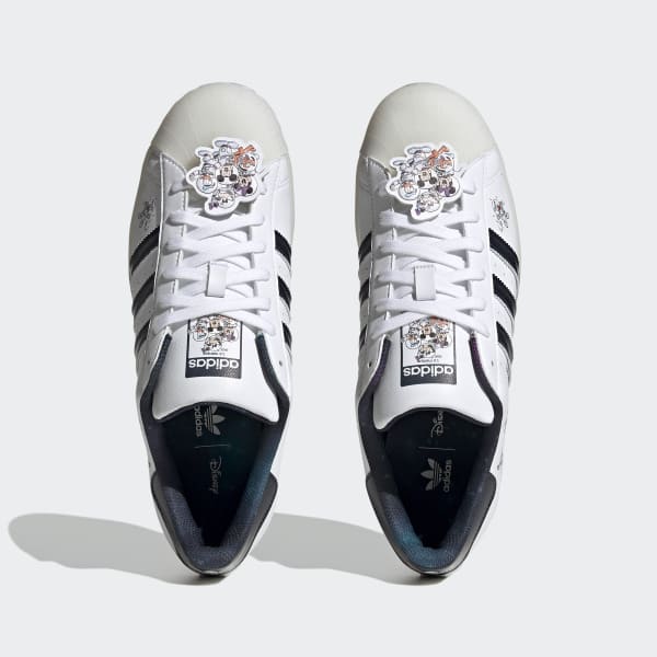 Disney x Adidas Superstar White Navy Blue Sneaker