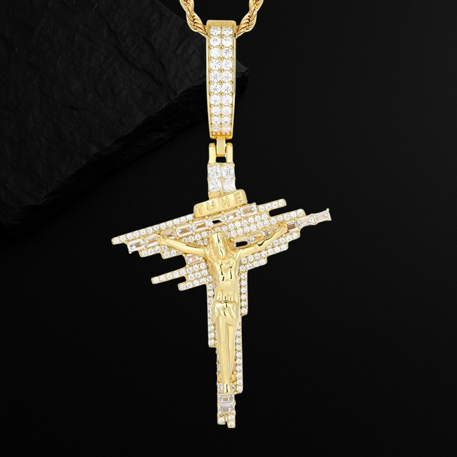 Hip Hop Jesus Pendant 14K and 18K Gold Silver Finish